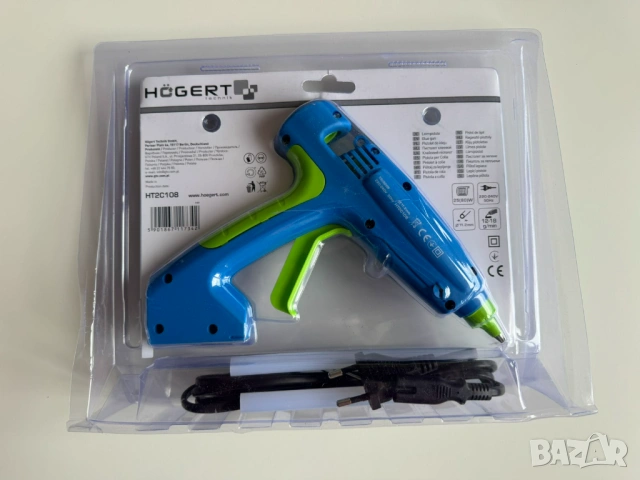 НОВ! Пистолет за горещ силикон Högert HT2C108, снимка 2 - Други инструменти - 53484870
