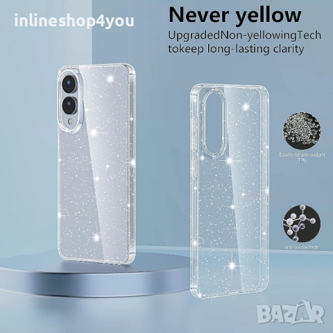 Блестящ Кейс Glitter Case за Samsung Galaxy S25 Edge, снимка 5 - Калъфи, кейсове - 51703452