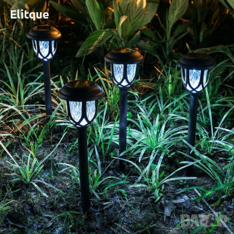 Соларна лампа за градина "уникален дизайн и визия" модел 2024 - 1 бр, снимка 7 - Други стоки за дома - 52869543