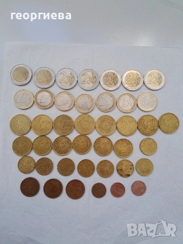 евро монети 2002 Германия, снимка 6 - Нумизматика и бонистика - 54105905