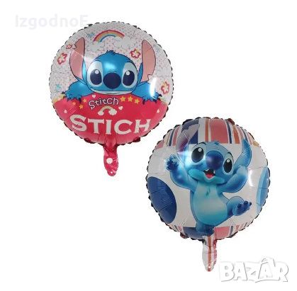 Целофанови балони Lilo and Stitch, Лило и Стич фолиев балон, снимка 4 - Други - 45846100