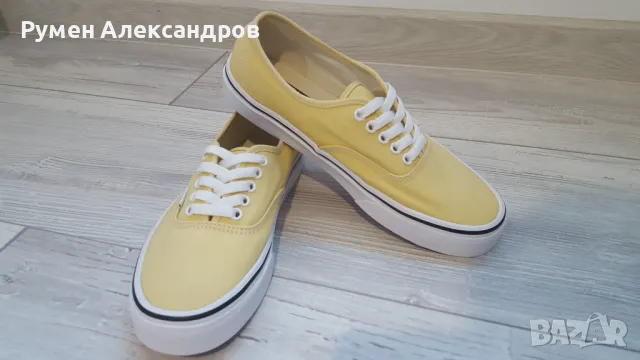 Нови жълти гуменки VANS unisex EUR40,5, снимка 8 - Джапанки - 50337327