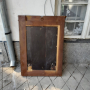 Старинно автентично огледало с дървена рамка с орнаменти, снимка 2