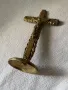 Стар бронзов кръст 16х9см, снимка 7