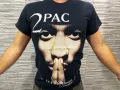 Черна тениска 2Pac Размер М 100% Памук Нова, снимка 1