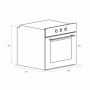 Вградима фурна Taurus HS576IXM – 76 л, 2600 W, снимка 6