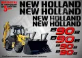 New Holland B115C стикери надписи, снимка 2