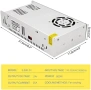 Захранване 24V 25A 600W SMPS AC/DC индустриално, снимка 3