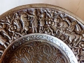Антична месингова чинийка индо-персийски стил, снимка 7