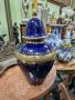 Уникална изключително красива антикварна колекционерска порцеланова ваза Royal KPM , снимка 3