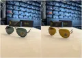 Ray-Ban Слънчеви Очила С UV400 Защита С ПОДАРЪК🎁Калъф Рей Бан - Налични Различни Цветове Код D2184, снимка 1