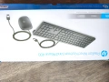 Комплект клавиатура и мишка HP Pavilion Wired 400 – НОВИ, Стилни и Тихи, снимка 1