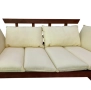 Диван Muhler Meranti с матрак и възглавница BEIGE, снимка 4