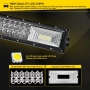 LED BAR, триредов , 70см. - 459W -модел 7070, снимка 3