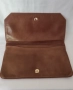 Елегантна чанта от мека лицева естествена кожа в кафяв цвят, снимка 2