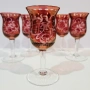 Шест чаши от Бохемско стъкло Egermann., снимка 2