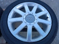 Лети джанти 17ки 5х112 Audi + летни гуми 235/45/17 Continental, снимка 7