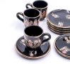 Takis Hellas Porcelain Tea Service Handmade 24 Carat Gold Made in Greece, снимка 3