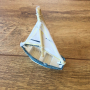НОВА колекционерска фигурка / фигура  макет на рибарска лодка от резин, снимка 5