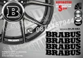 BRABUS надписи за джанти SKJR-BRA, снимка 1