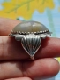 Старинен сребърен пръстен с Ахат, снимка 4