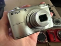 Комплект от 11 употребявани компактни фотоапарата Canon, Pentax, Nikon и други, снимка 9