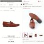 Ted Baker Daiser Burnish Loafers / 42* / обувки мокасини от естествена кожа и гьон / състояние: ново