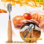 Инструмент за декориране на тесто с 5 бръснарски ножчета в комплект - КОД 3640, снимка 5