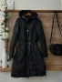 Черно дълго зимно яке , снимка 1
