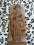 Красива дърворезба икона Свети Иван Рилски, снимка 1 - Икони - 45270986