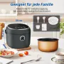 Уред за готвене на ориз AMZCHEF Rice Cooker 4L,Гаранция, снимка 5