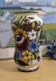 Винтидж италианска ваза, майолика, снимка 2