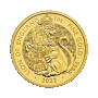 31.1035 гр. ( 1 toz. ) Златна Монета Зверовете на Тюдорите Лъвът на Англия 2022, снимка 1 - Нумизматика и бонистика - 44861042