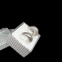 Сребърни обеци с винтчета, снимка 1 - Обеци - 45201156
