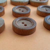 стари дървени копчета , снимка 2 - Други ценни предмети - 16063238