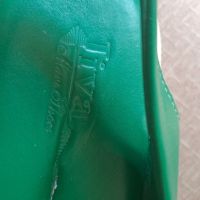 Модерни сандали зелена естествена кожа, снимка 8 - Сандали - 45250791