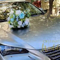 Сватбена украса за кола, снимка 2 - Сватбени аксесоари - 45580919