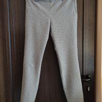 летен панталон пепип в сиво и бяло, снимка 1 - Панталони - 45157458