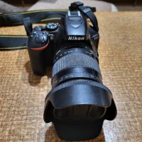 фотоапарат Nikon D5600 обектив SIGMA 18-200 F3.5-6.3 DC MACRO, снимка 2 - Фотоапарати - 45876301