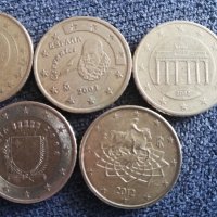 лот от 7 монети 50-евроцента от-1999-, снимка 4 - Нумизматика и бонистика - 45055899