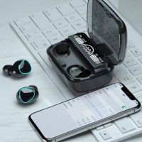 Безжични bluetooth слушалки с LED цифров дисплей, снимка 1 - Bluetooth слушалки - 45191802