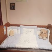 Детско легло 3 в 1, трансформиращо се с 3 нива на матрака , снимка 9 - Мебели за детската стая - 45799795