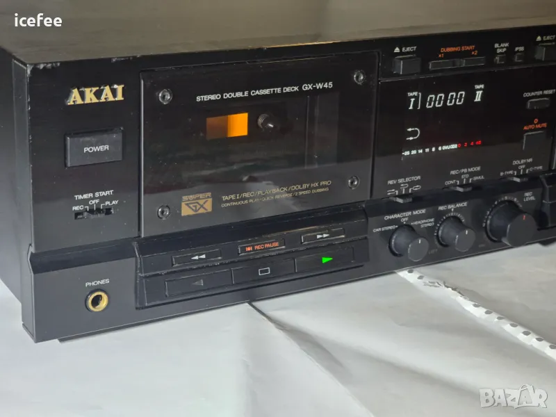 Akai GX-W45 Stereo Double Cassette Deck, снимка 1