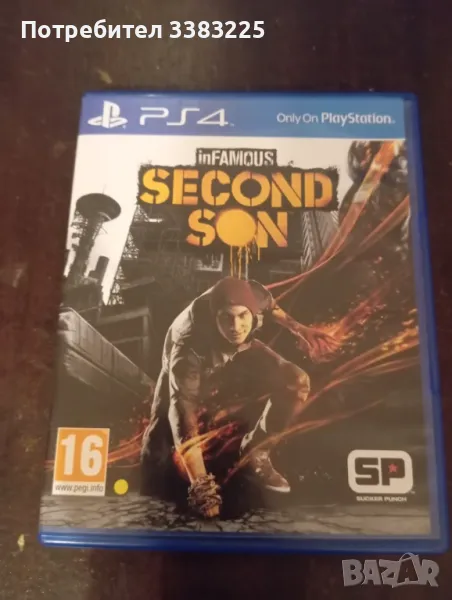 Продавам Infamous Second Son за PS4, снимка 1