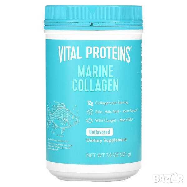Vital Proteins Морски колаген, Неовкусен, 221 гр, снимка 1
