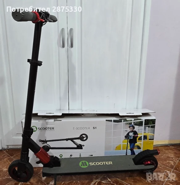Електрически скутер E-SCOOTER S1, снимка 1