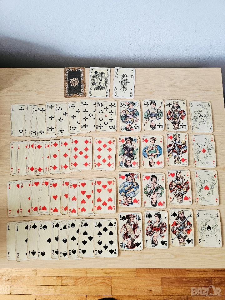 Стари карти за игра , снимка 1