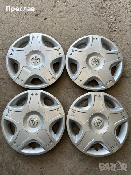 4 броя оригинални тасове за Toyota Yaris 14, снимка 1