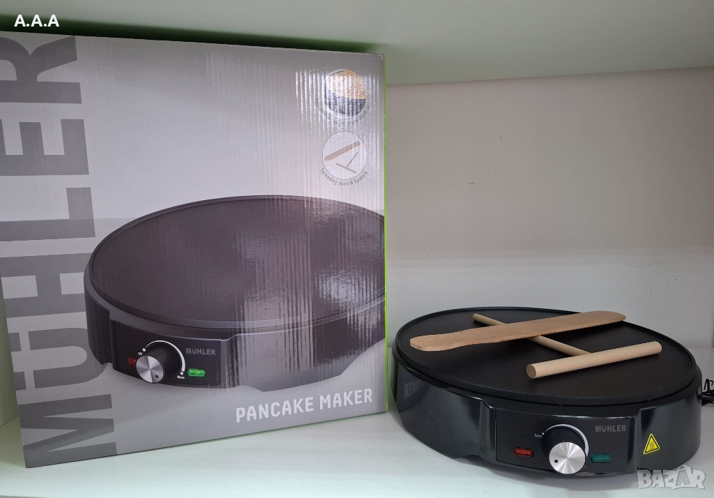 Уред за палачинки MUHLER MHT-383, 1200W, снимка 1