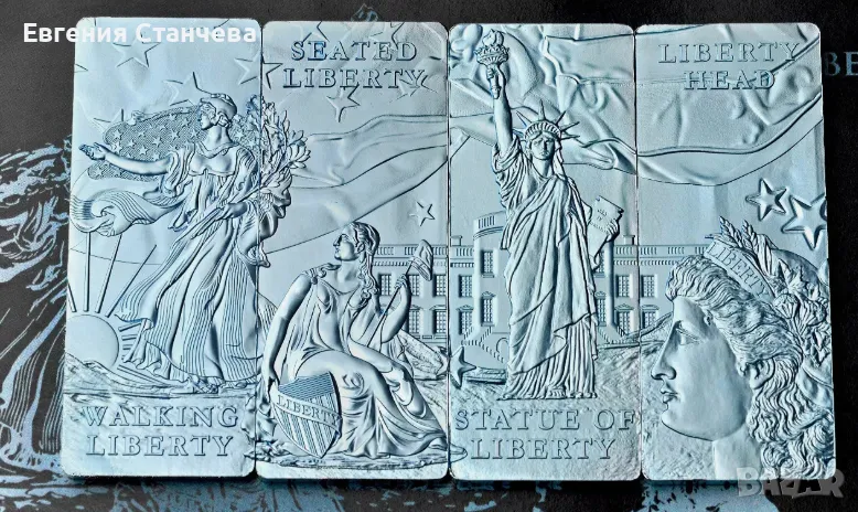 инвестиционно сребро колекция свобода , снимка 1